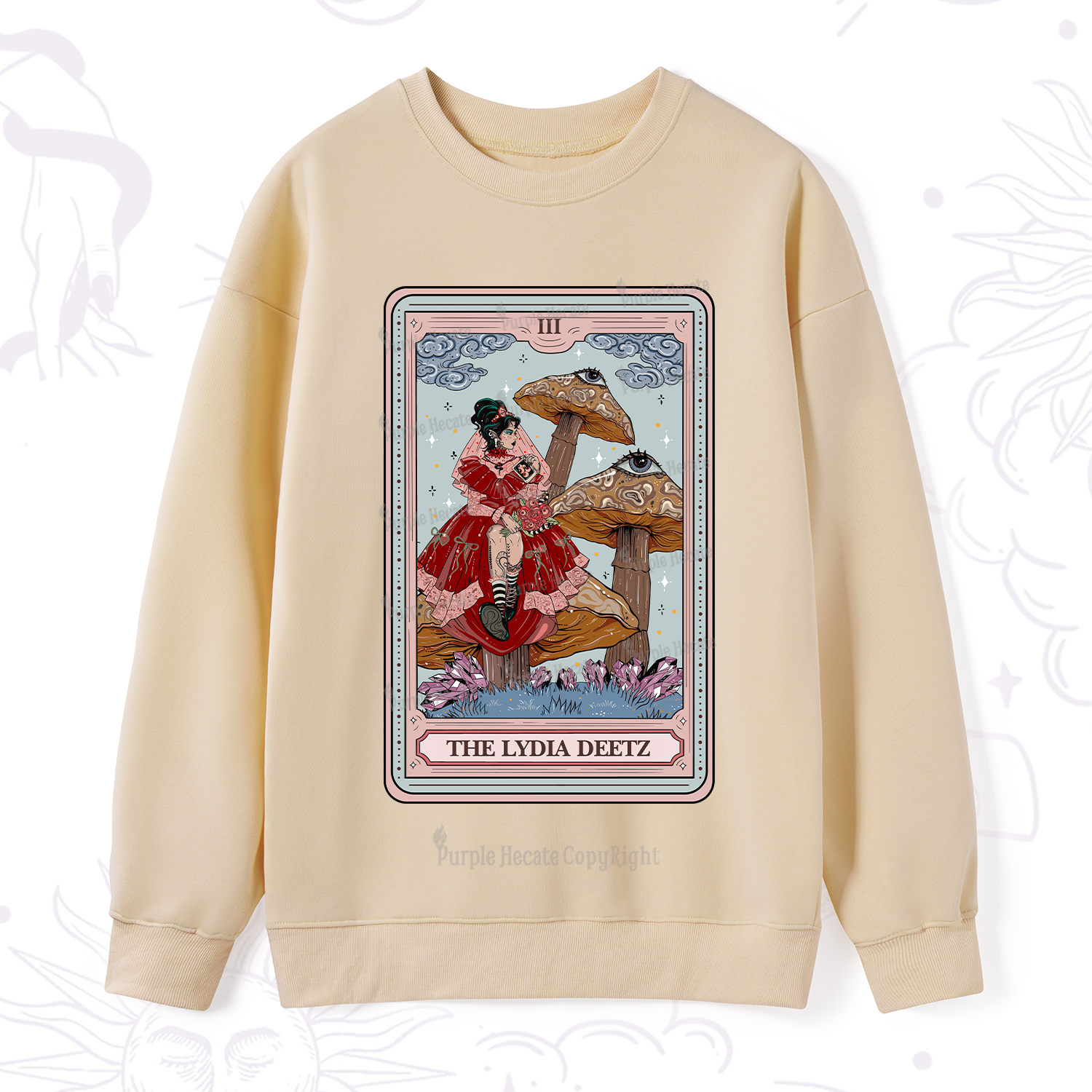 Purplehecate The Lydia Deetz Tarot Sweatshirt