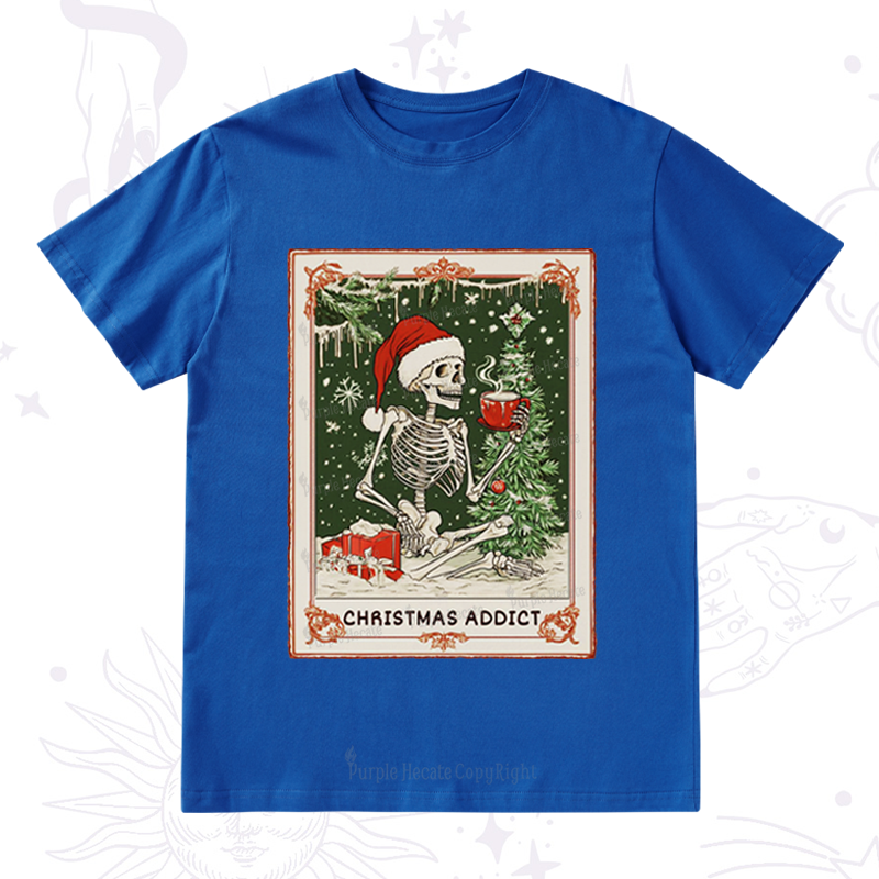 Purplehecate Christmas Addict Tarot T-Shirt