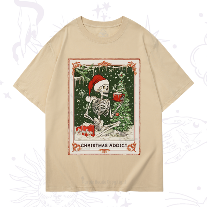 Purplehecate Christmas Addict Tarot T-Shirt