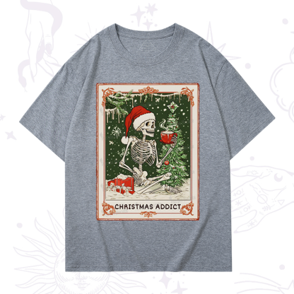 Purplehecate Christmas Addict Tarot T-Shirt