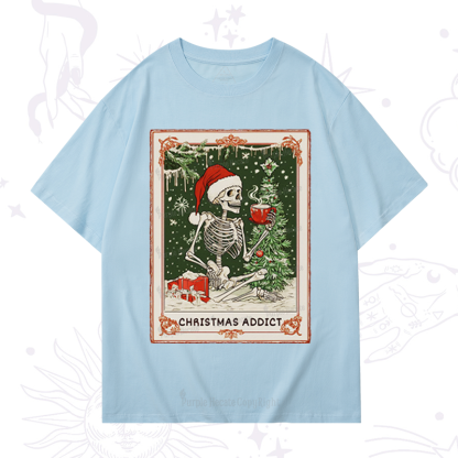 Purplehecate Christmas Addict Tarot T-Shirt