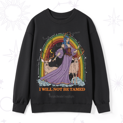 Purplehecate I Will No Be Tamed Sweatshirt