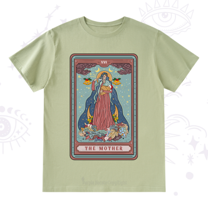 Purplehecate Christmas The Mother Tarot T-Shirt