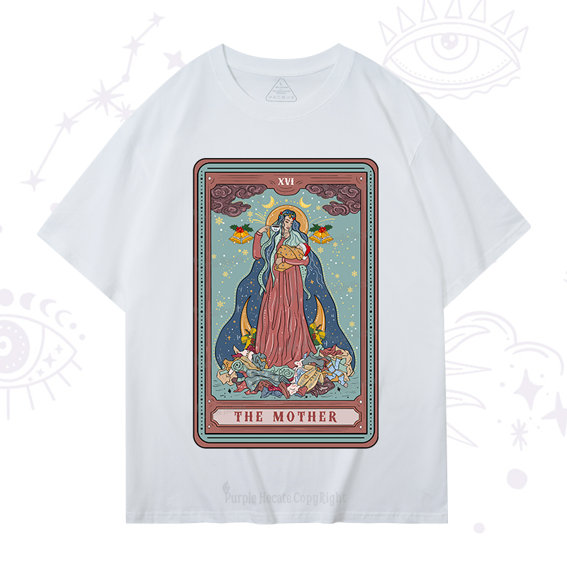 Purplehecate Christmas The Mother Tarot T-Shirt