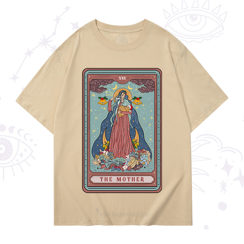 Purplehecate Christmas The Mother Tarot T-Shirt