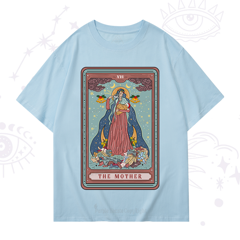 Purplehecate Christmas The Mother Tarot T-Shirt