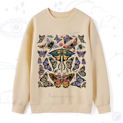 Purplehecate Mystical Butterfly & Moth Sweatshirt