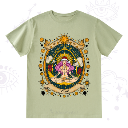 Purplehecate Christmas Virgo Radiance Zodiac T-Shirt