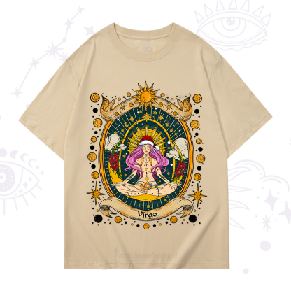 Purplehecate Christmas Virgo Radiance Zodiac T-Shirt
