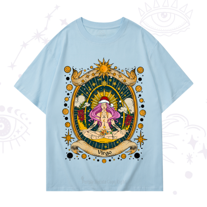 Purplehecate Christmas Virgo Radiance Zodiac T-Shirt