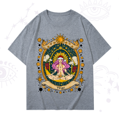 Purplehecate Christmas Virgo Radiance Zodiac T-Shirt