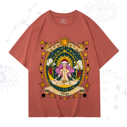 Purplehecate Christmas Virgo Radiance Zodiac T-Shirt