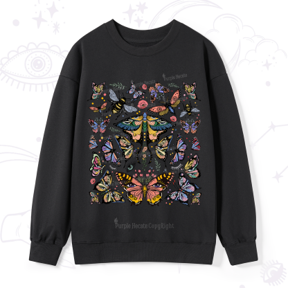 Purplehecate Mystical Butterfly & Moth Sweatshirt