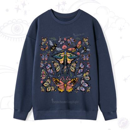 Purplehecate Mystical Butterfly & Moth Sweatshirt