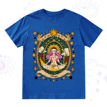 Purplehecate Christmas Virgo Radiance Zodiac T-Shirt