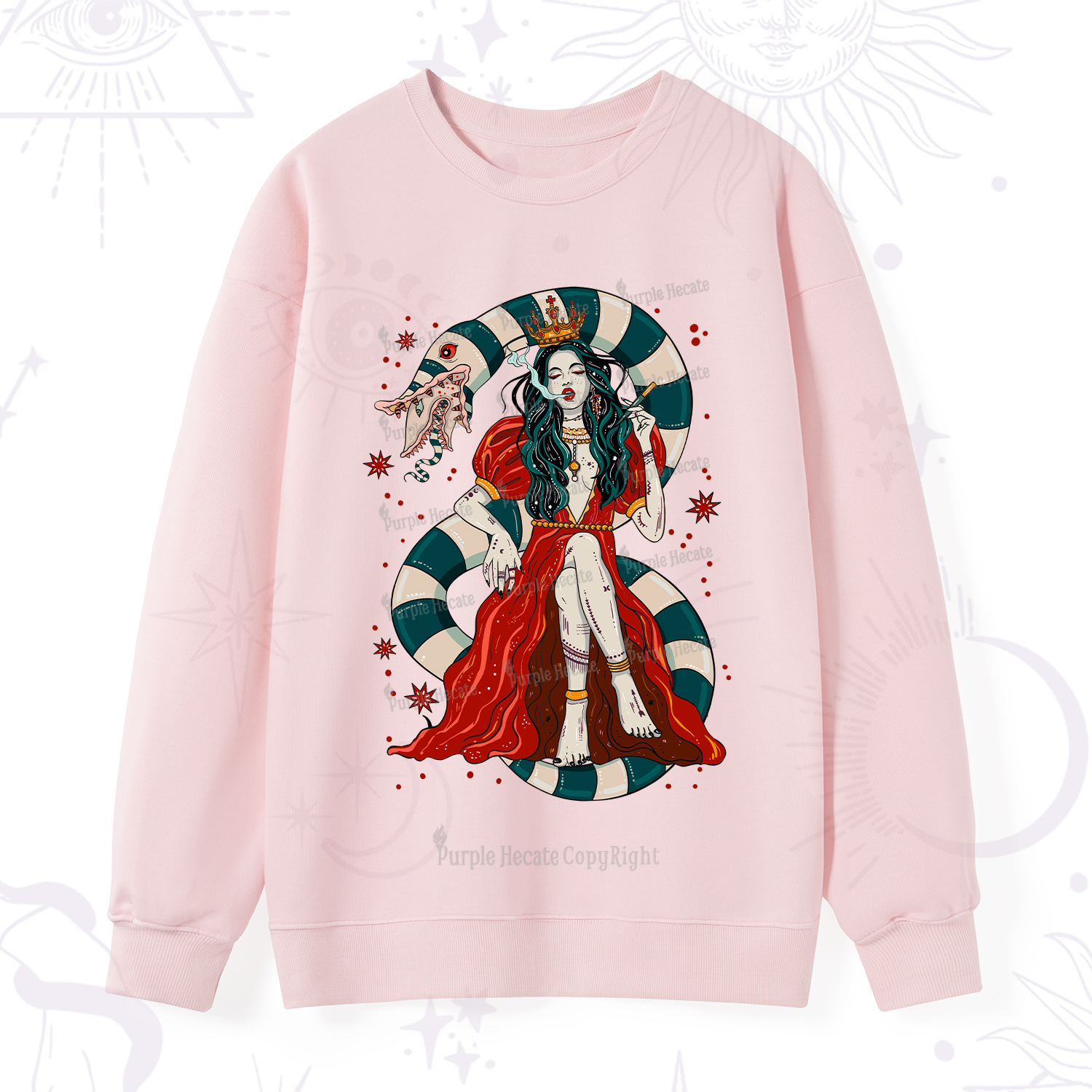 Purplehecate Queen of the Sandworms Sweatshirt