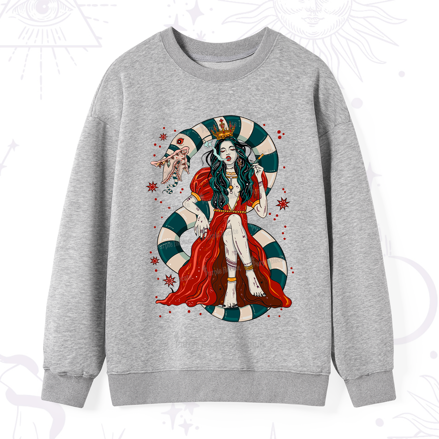 Purplehecate Queen of the Sandworms Sweatshirt