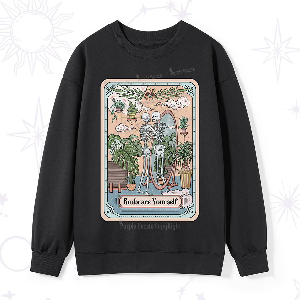 Purplehecate The Embrace Yourself Tarot Sweatshirt