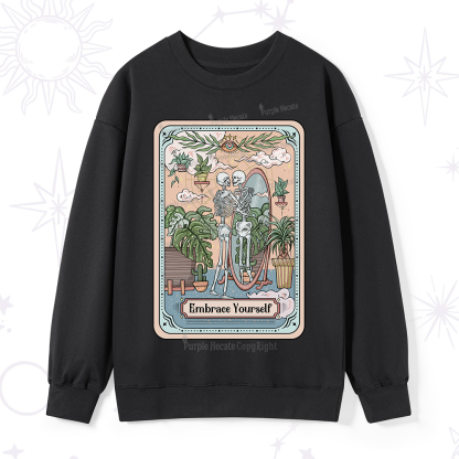 Purplehecate The Embrace Yourself Tarot Sweatshirt