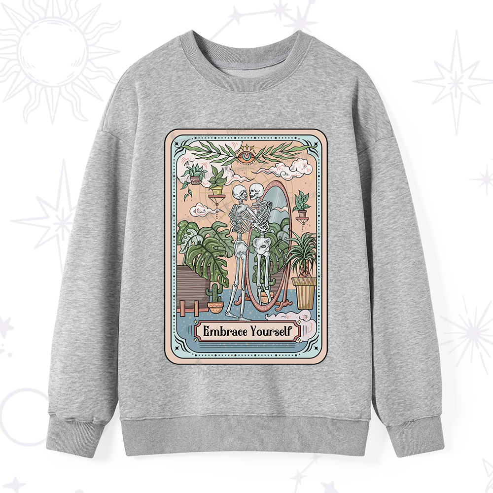 Purplehecate The Embrace Yourself Tarot Sweatshirt