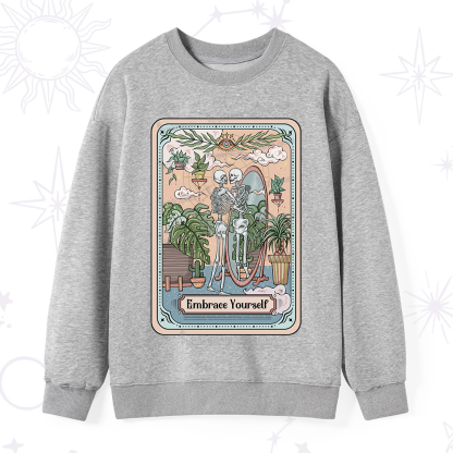 Purplehecate The Embrace Yourself Tarot Sweatshirt