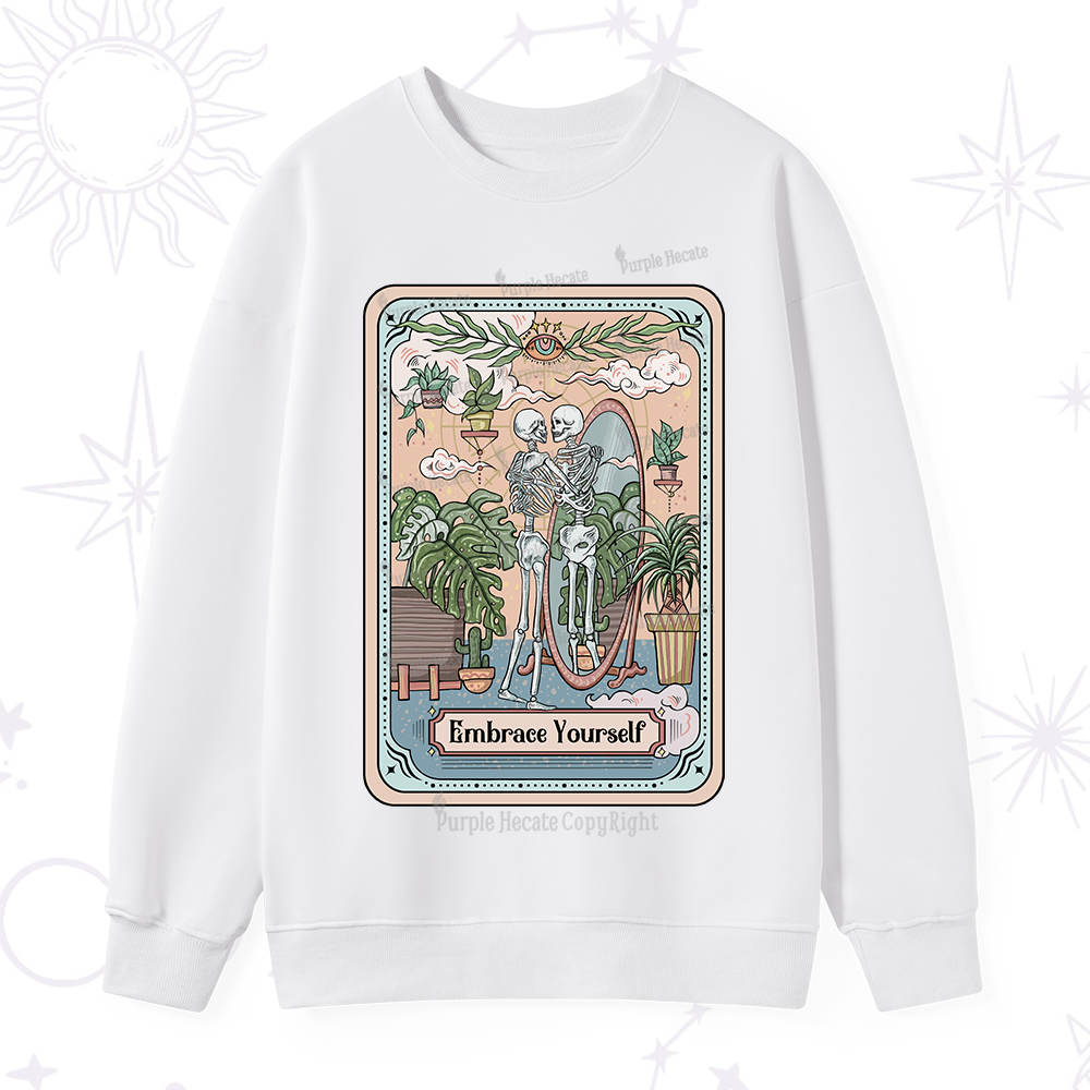 Purplehecate The Embrace Yourself Tarot Sweatshirt