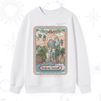 Purplehecate The Embrace Yourself Tarot Sweatshirt