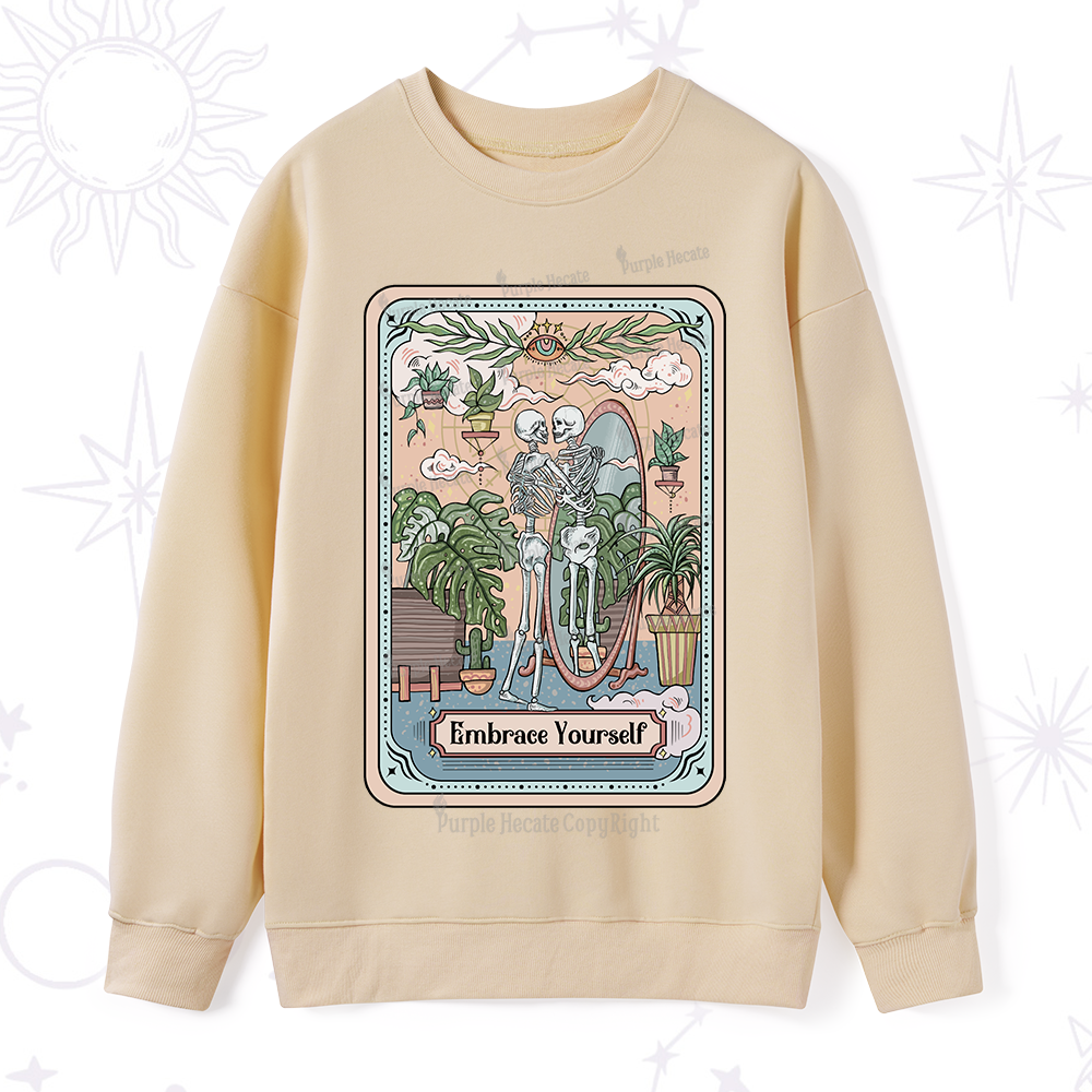 Purplehecate The Embrace Yourself Tarot Sweatshirt