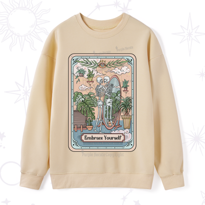 Purplehecate The Embrace Yourself Tarot Sweatshirt