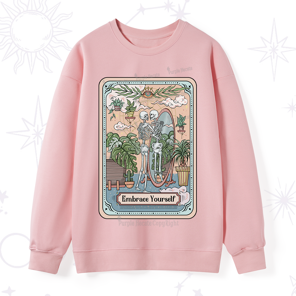 Purplehecate The Embrace Yourself Tarot Sweatshirt