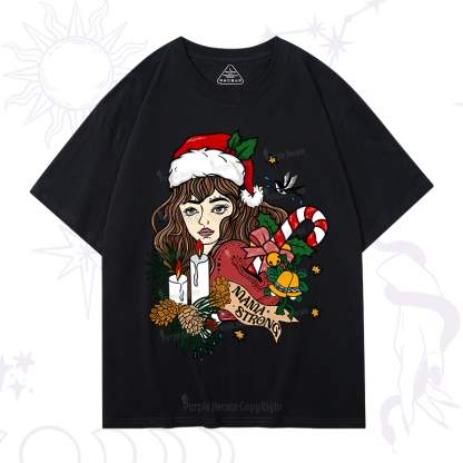 Purplehecate Christmas Mama Strong T-Shirt