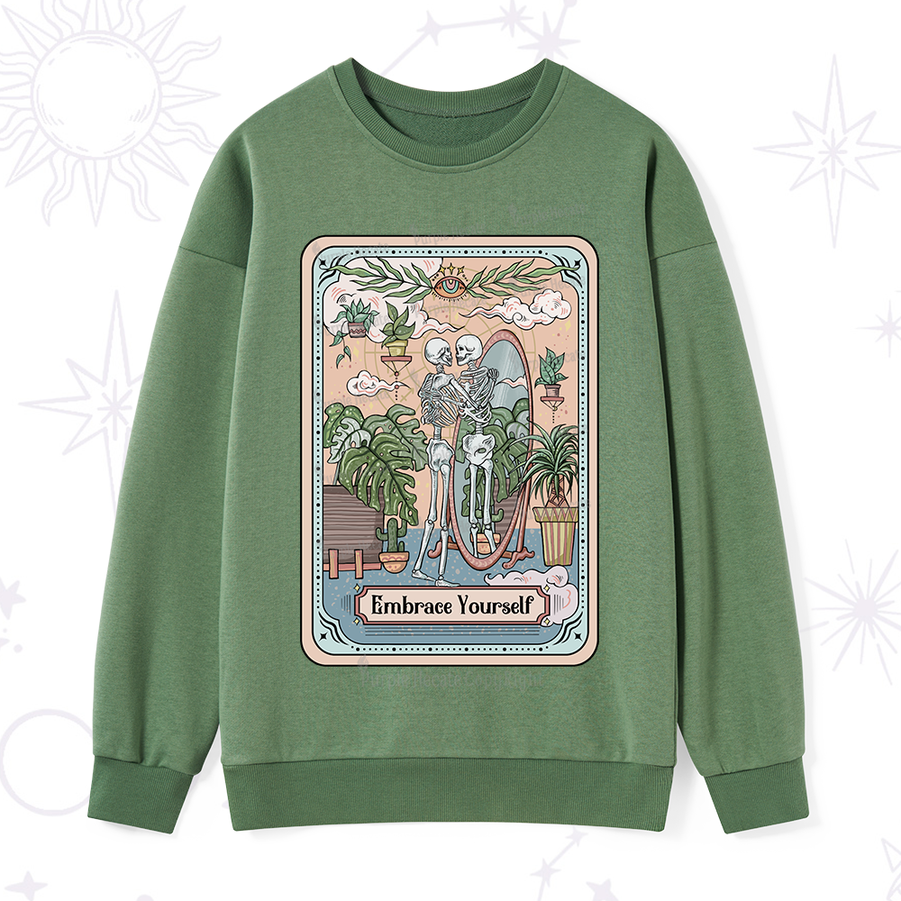 Purplehecate The Embrace Yourself Tarot Sweatshirt