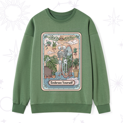 Purplehecate The Embrace Yourself Tarot Sweatshirt