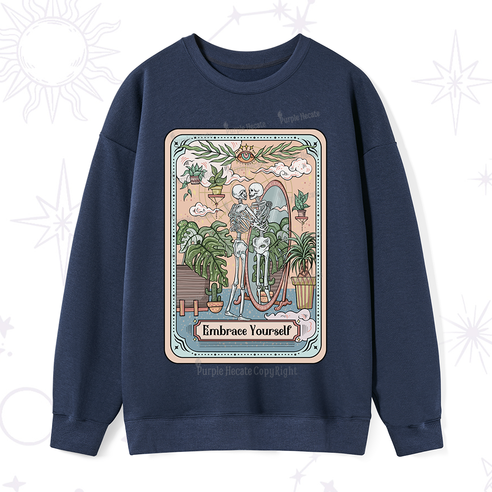 Purplehecate The Embrace Yourself Tarot Sweatshirt
