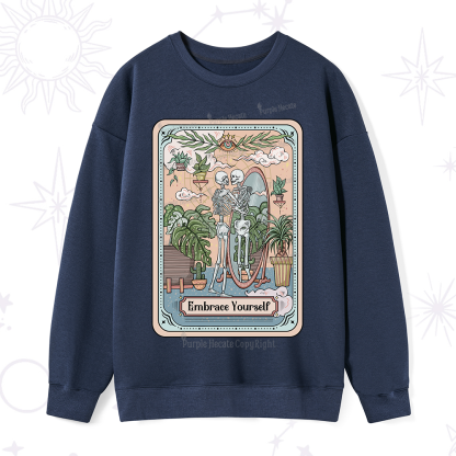 Purplehecate The Embrace Yourself Tarot Sweatshirt