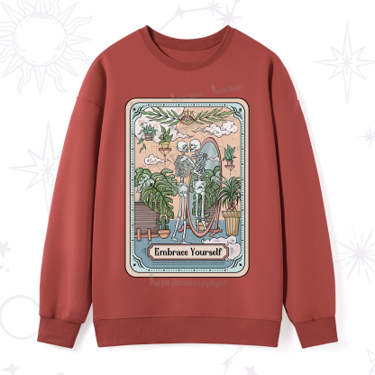 Purplehecate The Embrace Yourself Tarot Sweatshirt