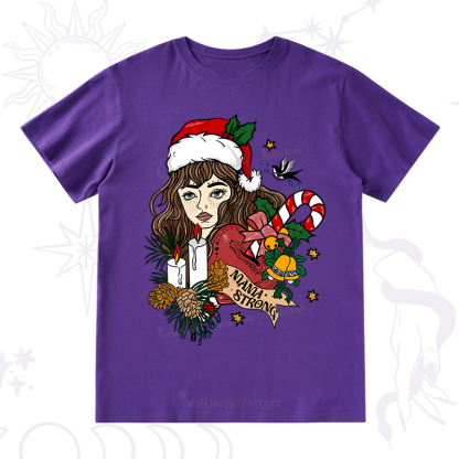 Purplehecate Christmas Mama Strong T-Shirt