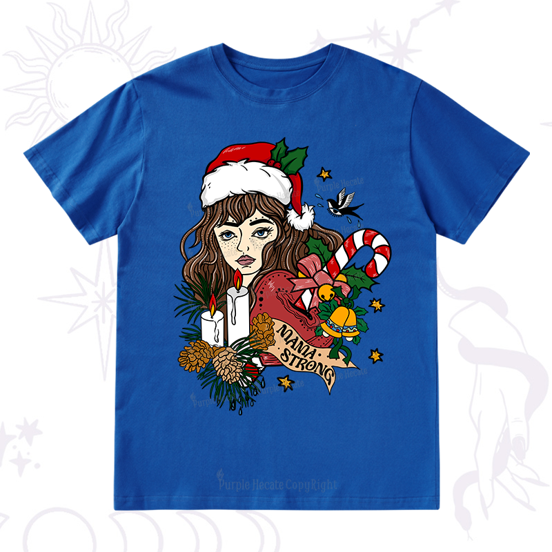Purplehecate Christmas Mama Strong T-Shirt