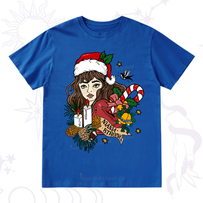 Purplehecate Christmas Mama Strong T-Shirt