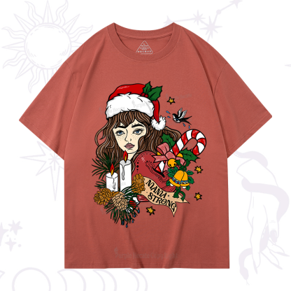 Purplehecate Christmas Mama Strong T-Shirt
