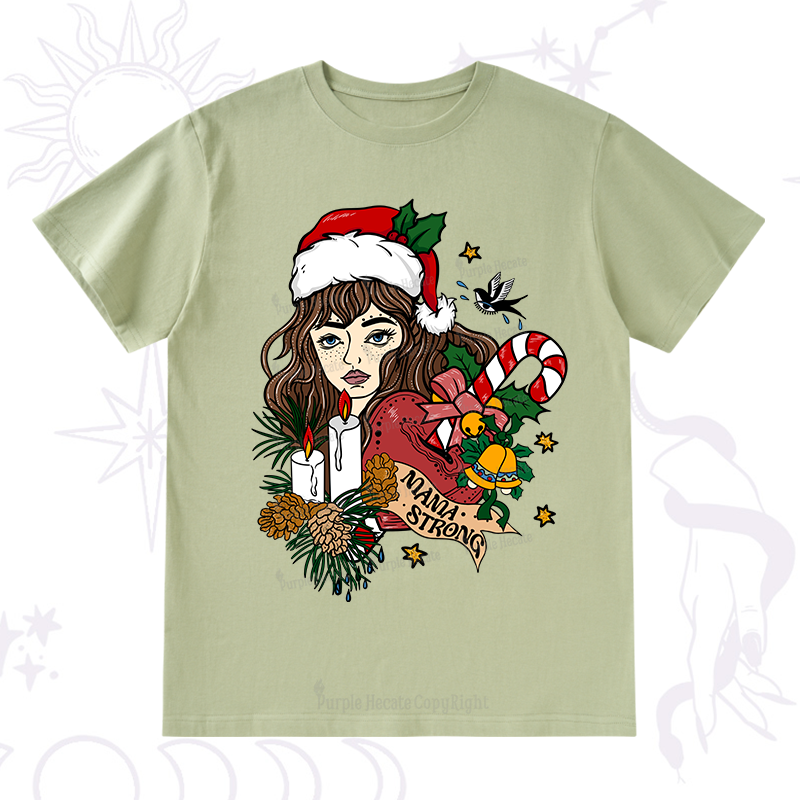 Purplehecate Christmas Mama Strong T-Shirt