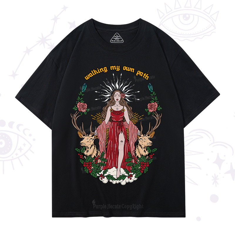 Purplehecate Christmas The Triple Goddess Hecate T-Shirt