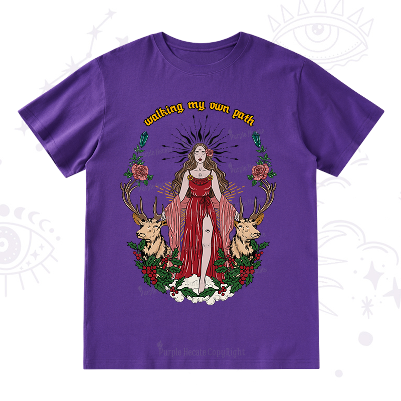 Purplehecate Christmas The Triple Goddess Hecate T-Shirt