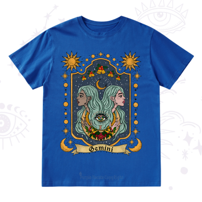 Purplehecate Christmas Gemini Zodiac T-Shirt