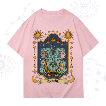 Purplehecate Christmas Gemini Zodiac T-Shirt