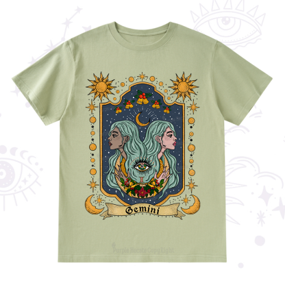 Purplehecate Christmas Gemini Zodiac T-Shirt