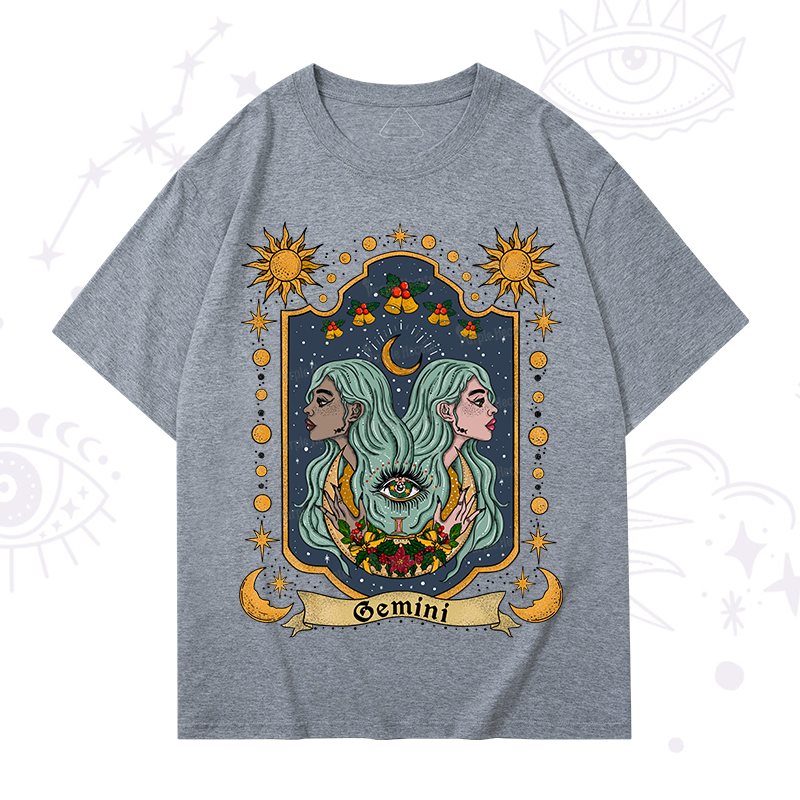 Purplehecate Christmas Gemini Zodiac T-Shirt