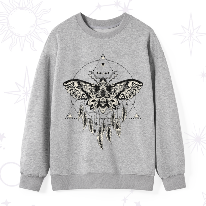 Purplehecate Mystical Luna Moth Sweatshirt