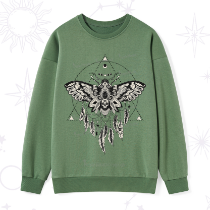 Purplehecate Mystical Luna Moth Sweatshirt