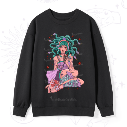 Purplehecate Gorgon Medusa Sweatshirt